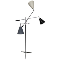 Triennale Style Midcentury Italian Floor Lamp, circa 1960s