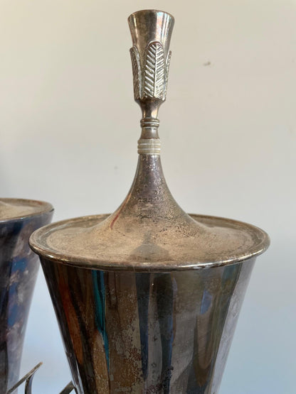 Frisman Vintage Pair of Tommi Parzinger Urn Lamps