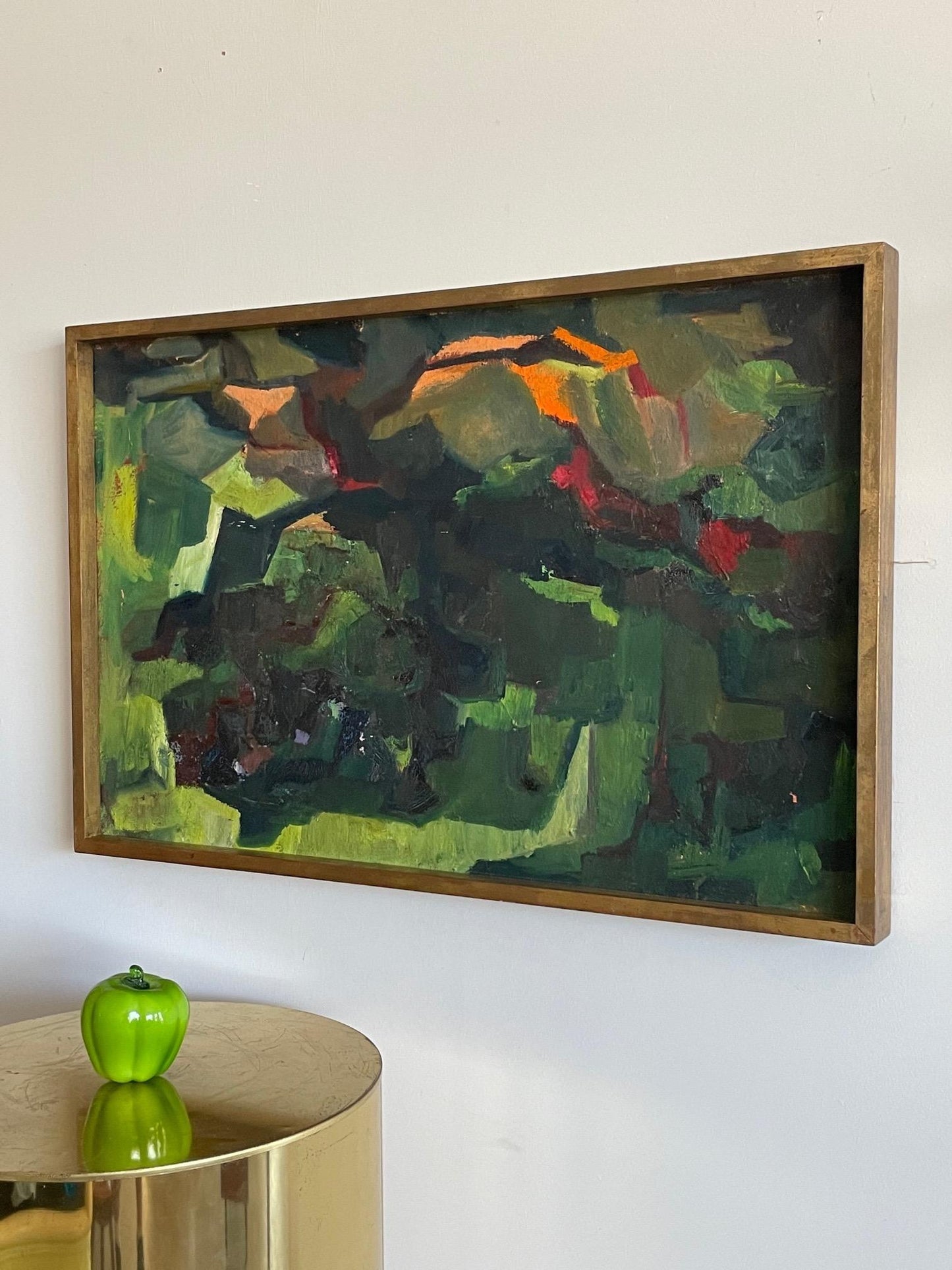 Unusual Mid Century Oil Painting