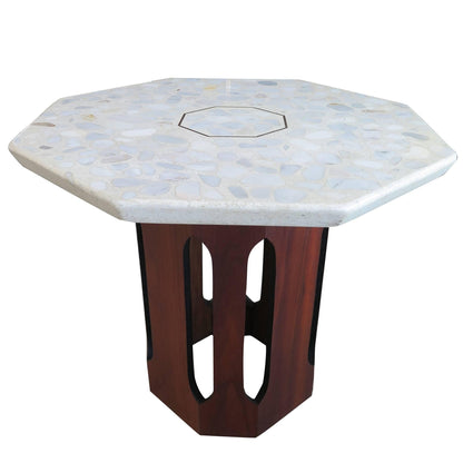 frisman vintage Harvey Probber Occasional Table with Terrazzo Top