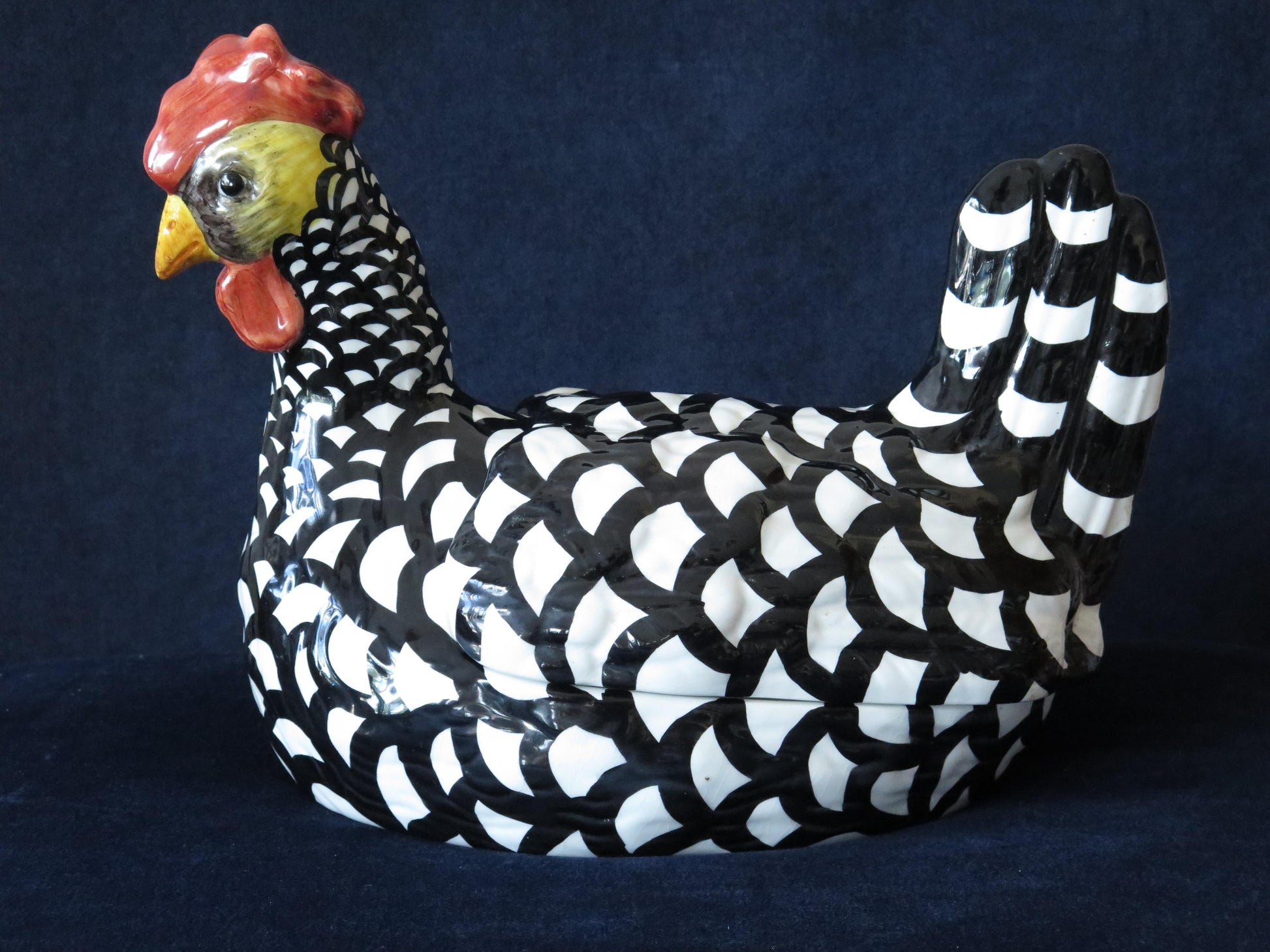 Frisman Vintage Italian Majolica Rooster