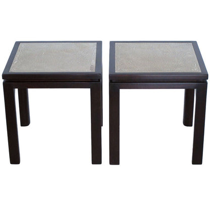 Frisman Vintage A Pair Of Harvey Probber Enamel Tables