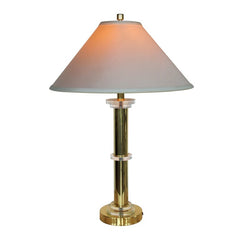 A Brass and Lucite Lamp By Frederick Cooper