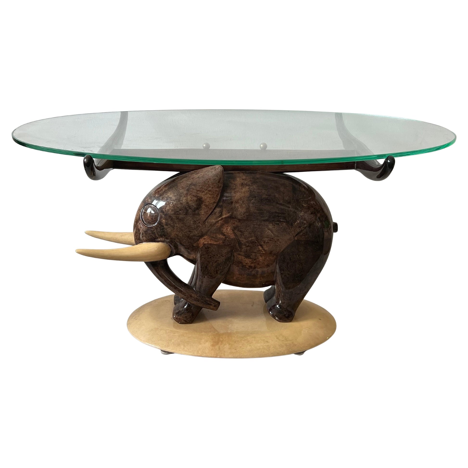 Frisman Vintage An Elephant Cocktail Table by Aldo Tura