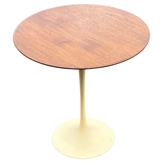 Frisman Vintage Knoll Saarinen Side Table with Walnut Top