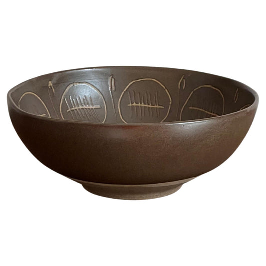 Frisman Vintage Large Martz Centerpiece Bowl by Jane and Gordon Martz, Marshall Studios, Ceramic