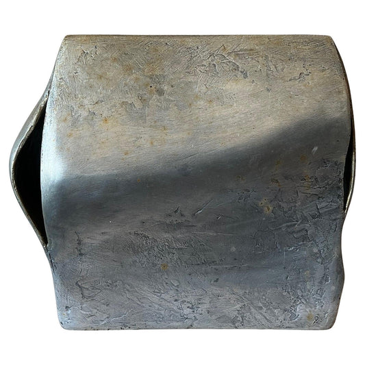 Frisman Vintage Cast Aluminum Cube Sculpture by Anne Van Kleeck, circa 1960s