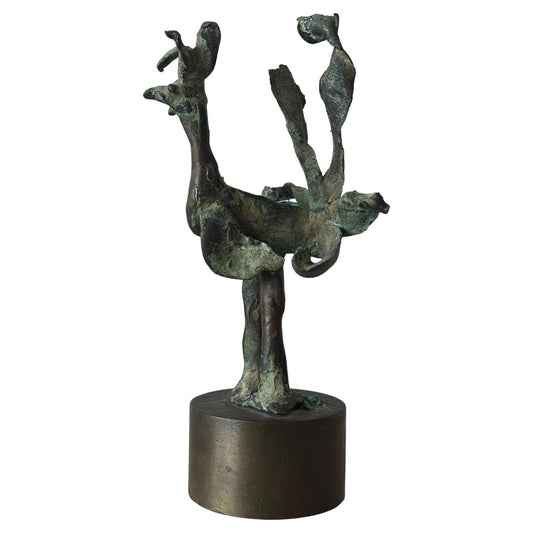 Frisman Vintage Bronze Rooster by Anne Van Kleeck