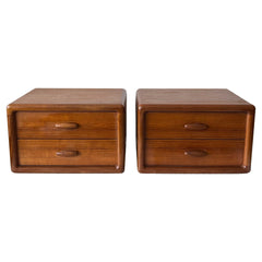 Pair of Danish Small Drawers by Dyrlund Denmark, 1970s