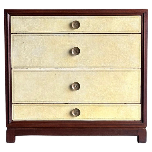 Tommi Parzinger Leather Front Chest of Drawers for Charak Modern