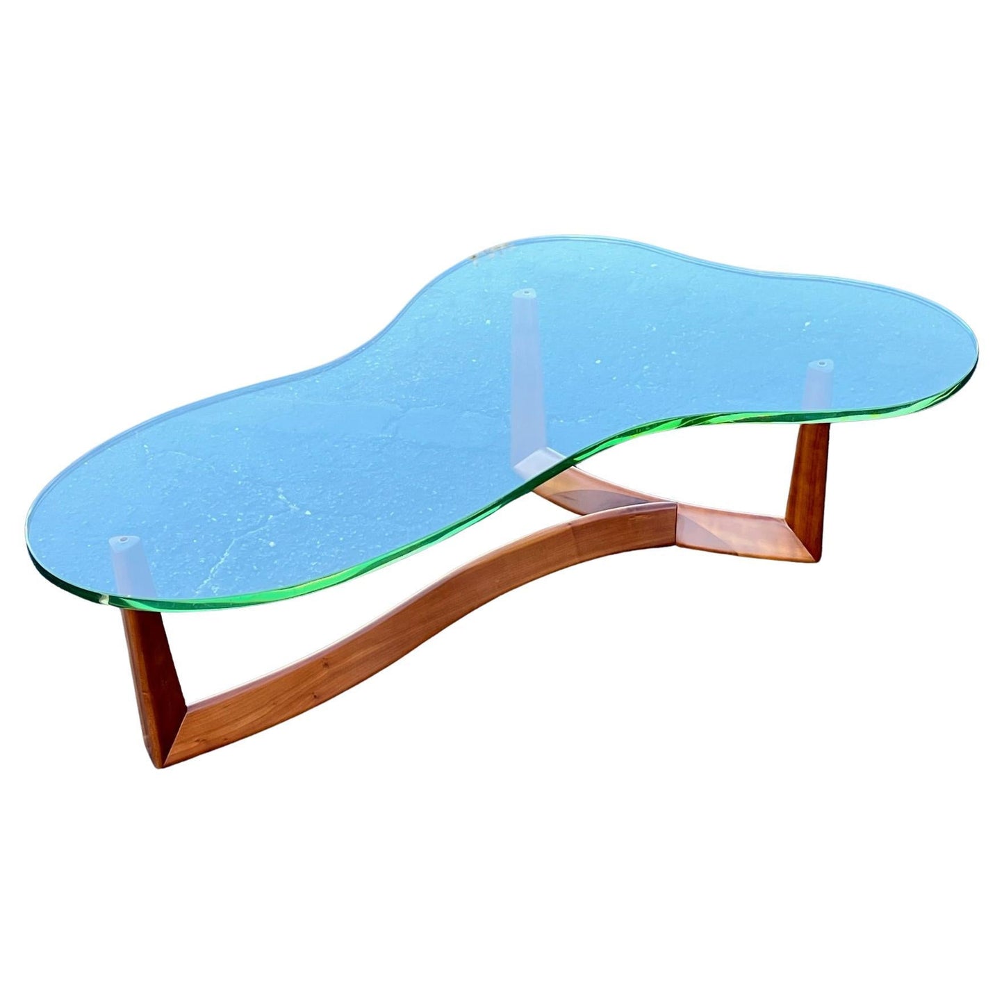 frisman vintage John Widdicomb Biomorphic Coffee Table ca' 1950's