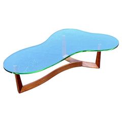 John Widdicomb Biomorphic Coffee Table ca' 1950's