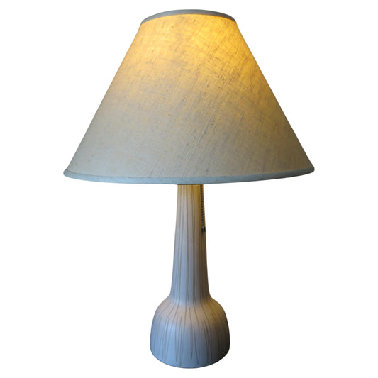 Frisman Vintage A Gordon Martz Table Lamp With Sgrafitto Decoration ca' 1960's