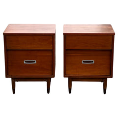 A Pair of Mainline by Hooker Mid Century Night Stands ca' 1960's