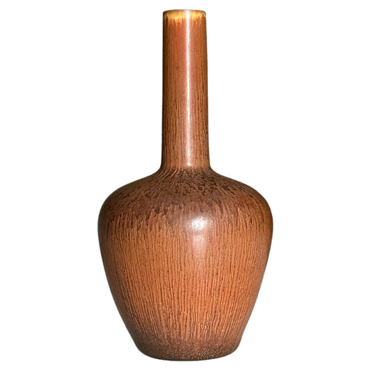 Frisman Vintage Carl-Harry Stålhane Small Stoneware Vase SVA for Rörstrand, 1950s