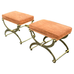 A Pair Of Unusual Benches By John Vesey ca' 1960's