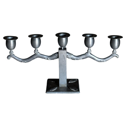 frisman vintage Björn Trägårdh for Svenskt Tenn Candelabra in Pewter