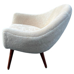 Vintage Scandinavian Egg Chair By Fredrik Kayser Ca 1960's