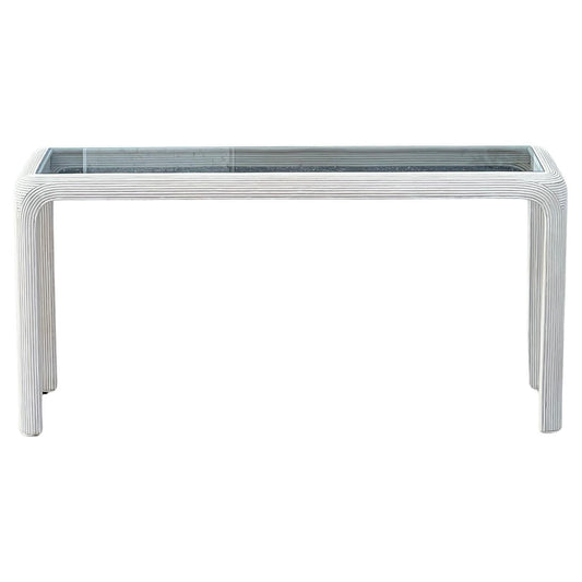 Frisman Vintage Pencil Reed Console Table By Sandtown Furnishings