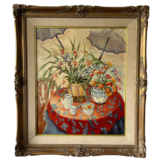 Frisman Vintage An Interesting Still Life Painting Ca' 1920's-30's