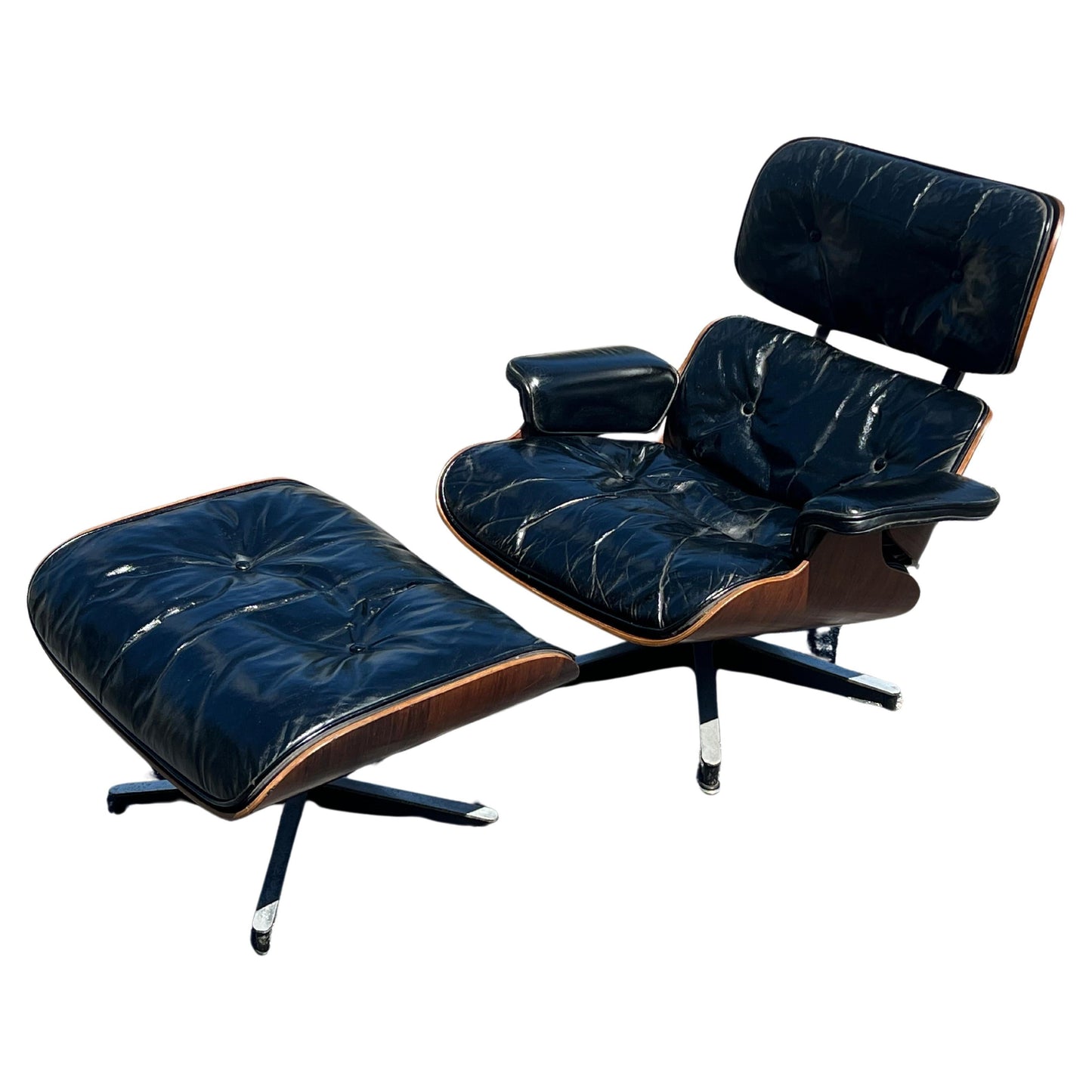 Charles Eames Herman Miller Lounge Chair and Ottoman, 1960's