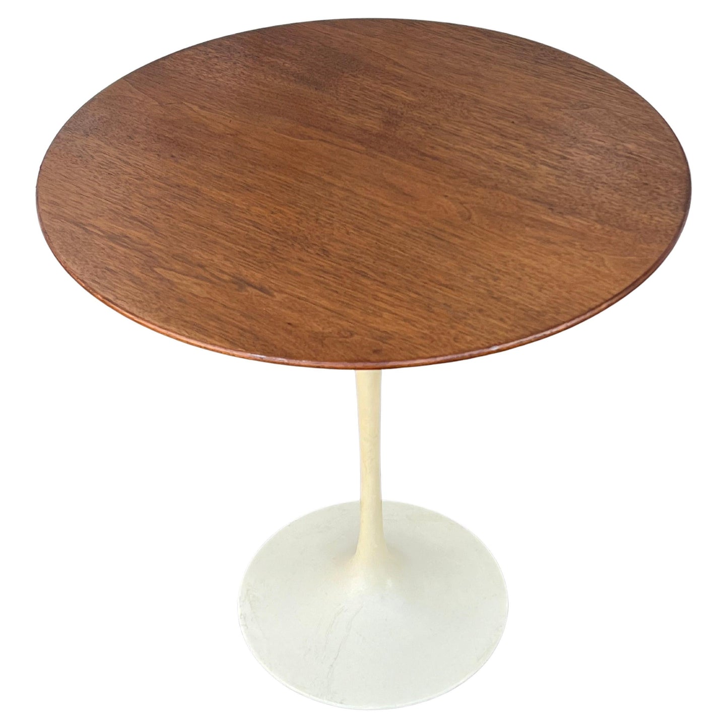 Original Eero Saarinen for Knoll International Tulip Side Table Walnut Top