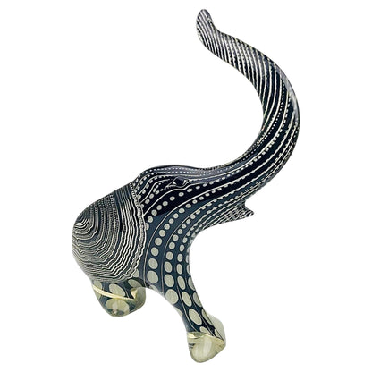 Frisman Vintage XL Abraham Palatnik Mid Century Modern Lucite Elephant Sculpture Figurine Signed