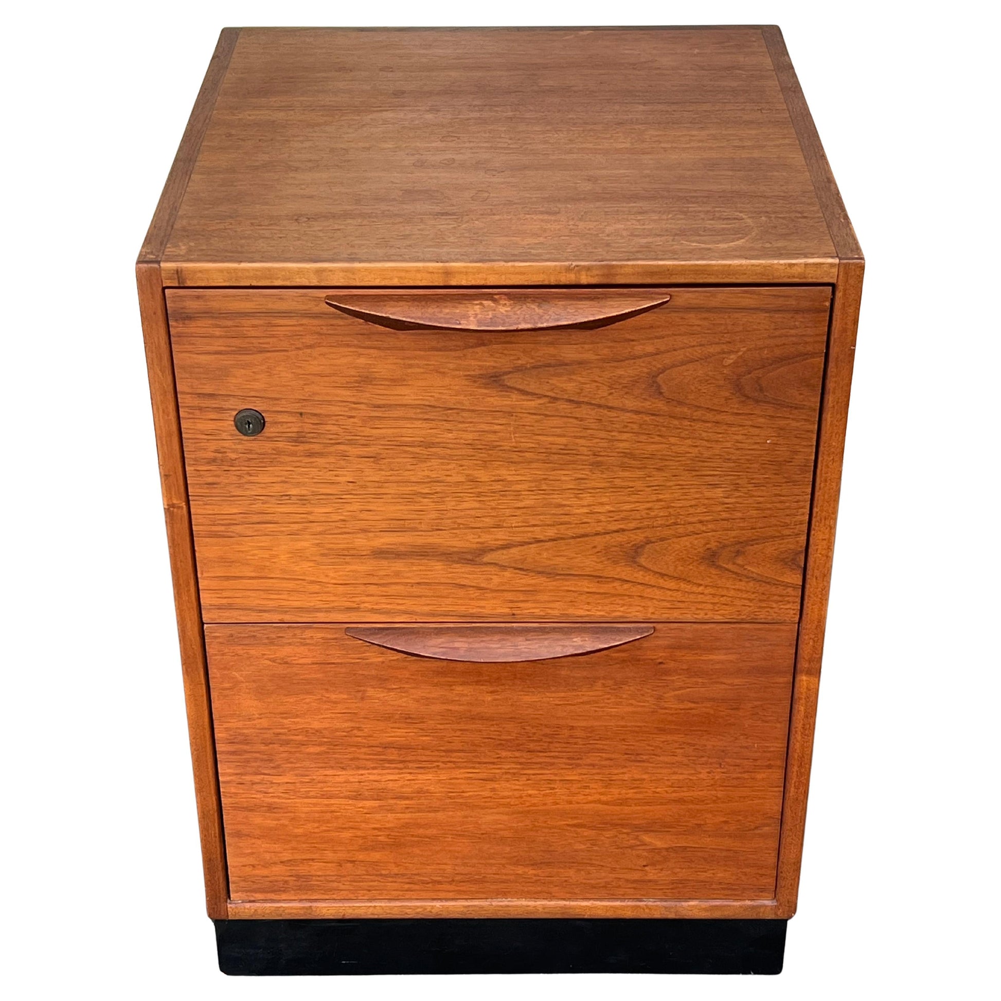 Frisman Vintage Jens Risom Filing Cabinet in Walnut