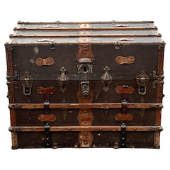 Antique Steamer Trunk Late 19th Century