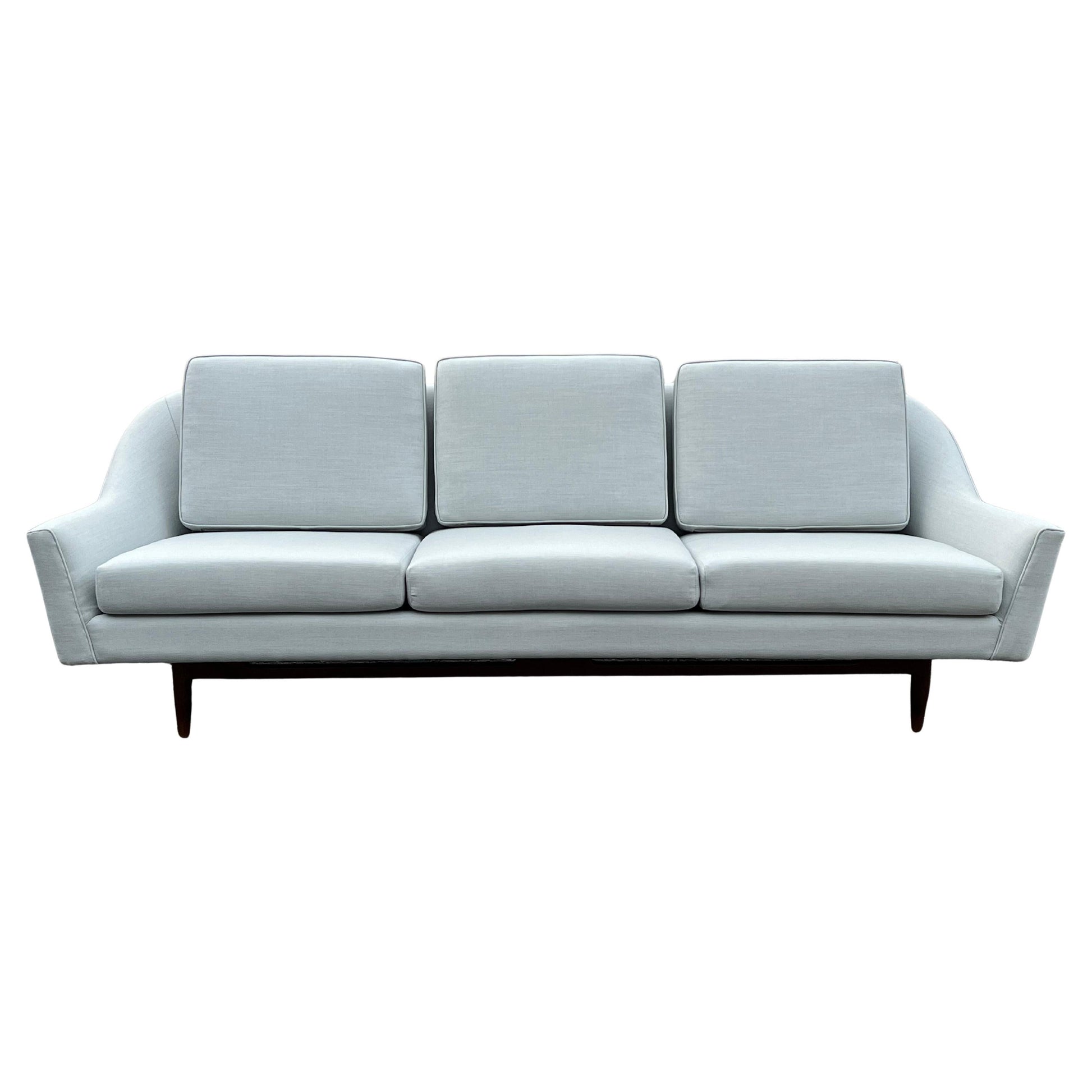 Frisman Vintage Classic Jens Risom Three Seat Sofa Ca' 1960's