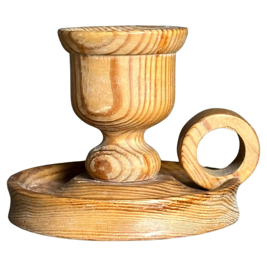 Frisman Vintage Swedish Modern Organic Pine Candleholder