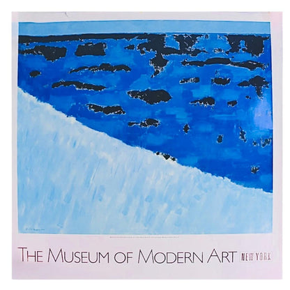 Frisman Vintage Rare Milton Avery MoMA Exhibition Poster Sea Grasses & Blue Sea 1958
