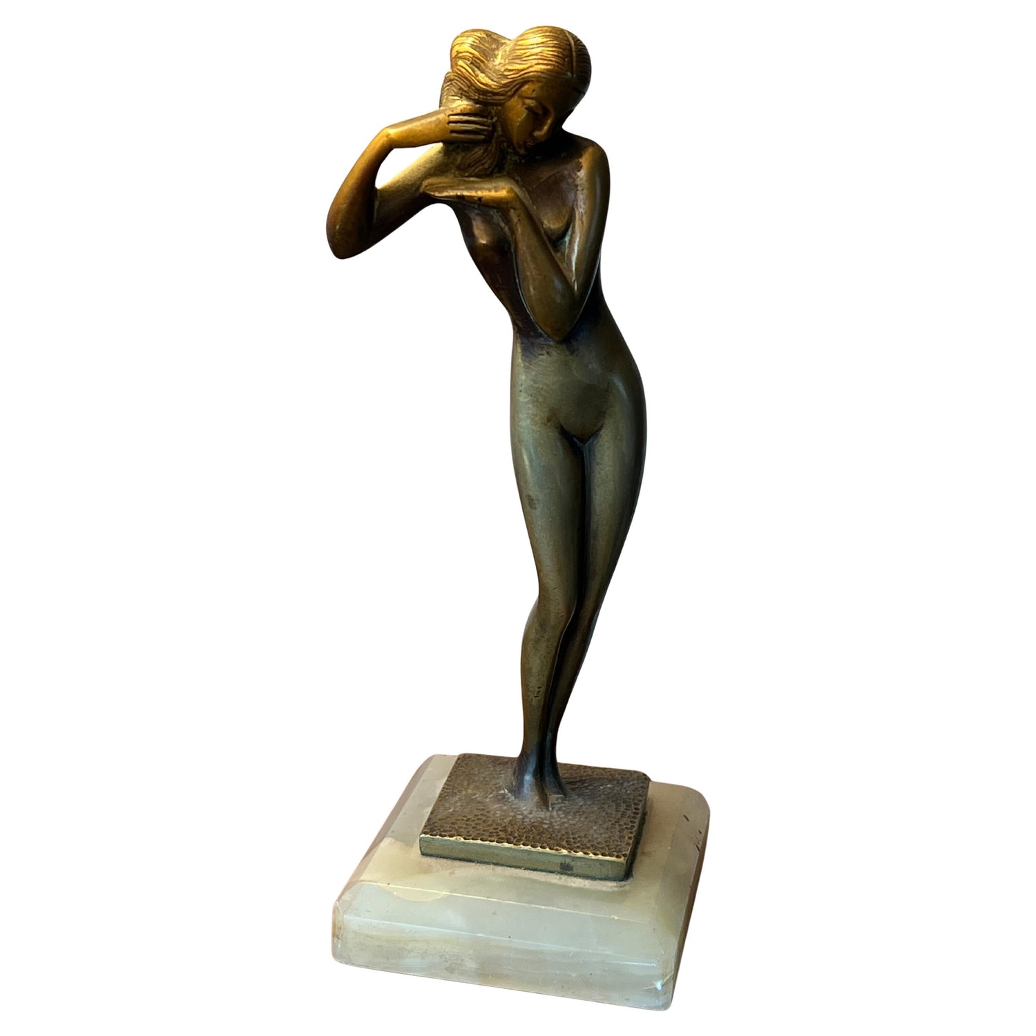 Frisman Vintage An Elegant Bronze Nude Ca' 1940's