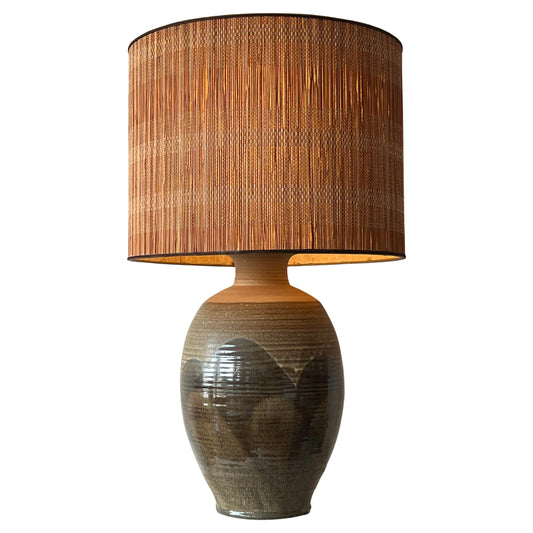 Frisman Vintage Impressive Ceramic Lamp By David Cressey ca' 1960's