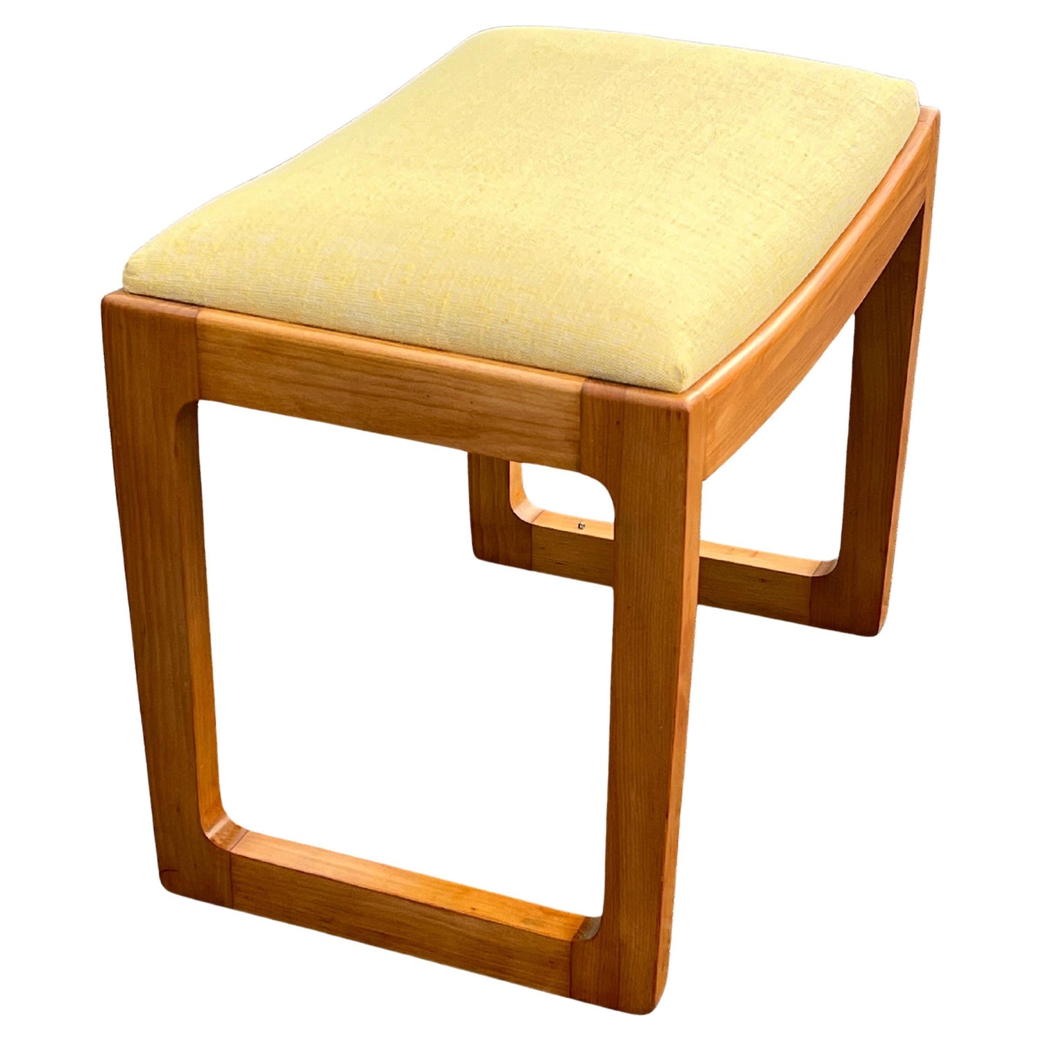 Frisman Vintage Edward Wormley For Drexel Precedent Bench With Upholstered Seat ca' 1950's