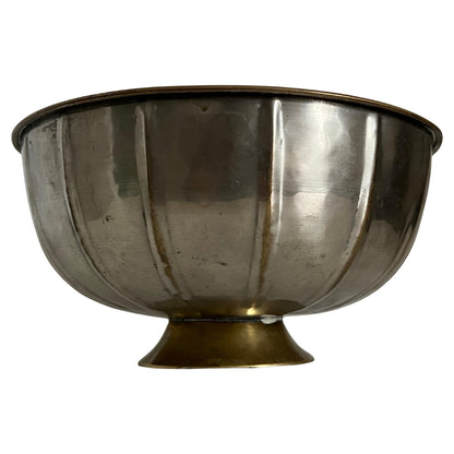 Frisman Vintage Art Deco Style Brass Hammered Bowl Argentina ca' 1930's