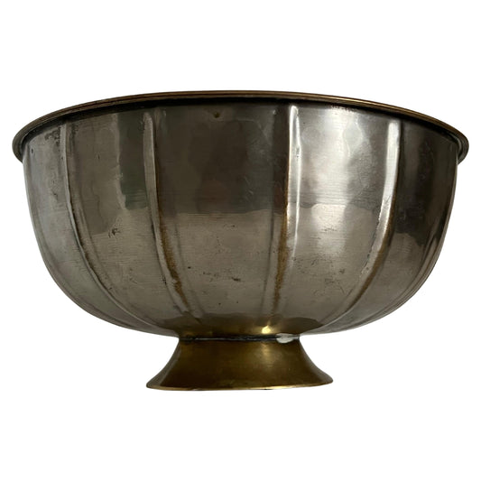 Frisman Vintage Art Deco Style Brass Hammered Bowl Argentina ca' 1930's