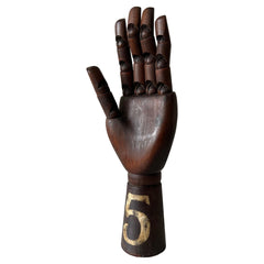 Vintage Articulating Wood Hand Sculpture Ca' 1950's