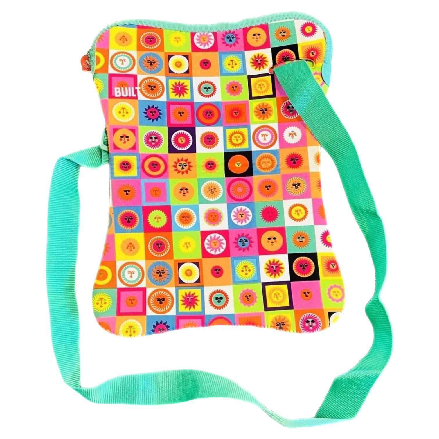 Frisman Vintage Alexander Girard Lic. Iconic Sun Design Shoulder Satchel Bag and Laptop Holder