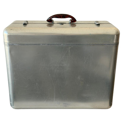 Frisman Vintage Original And Early Halliburton Aluminum Travel Case ca' 1940
