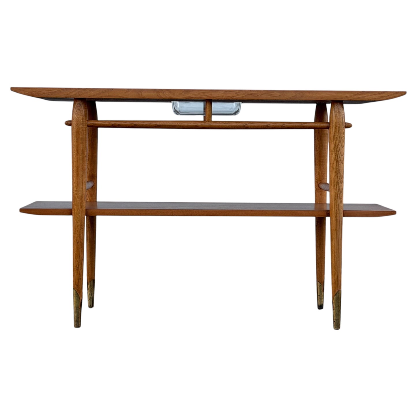 Frisman Vintage Unusual Console Table by Lane from the "Copenhagen" Collection ca' 1950's