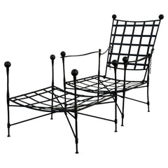 Classic Mario Papperzini Amalfi Lounge Chair And Ottoman for Salterini, 1950's