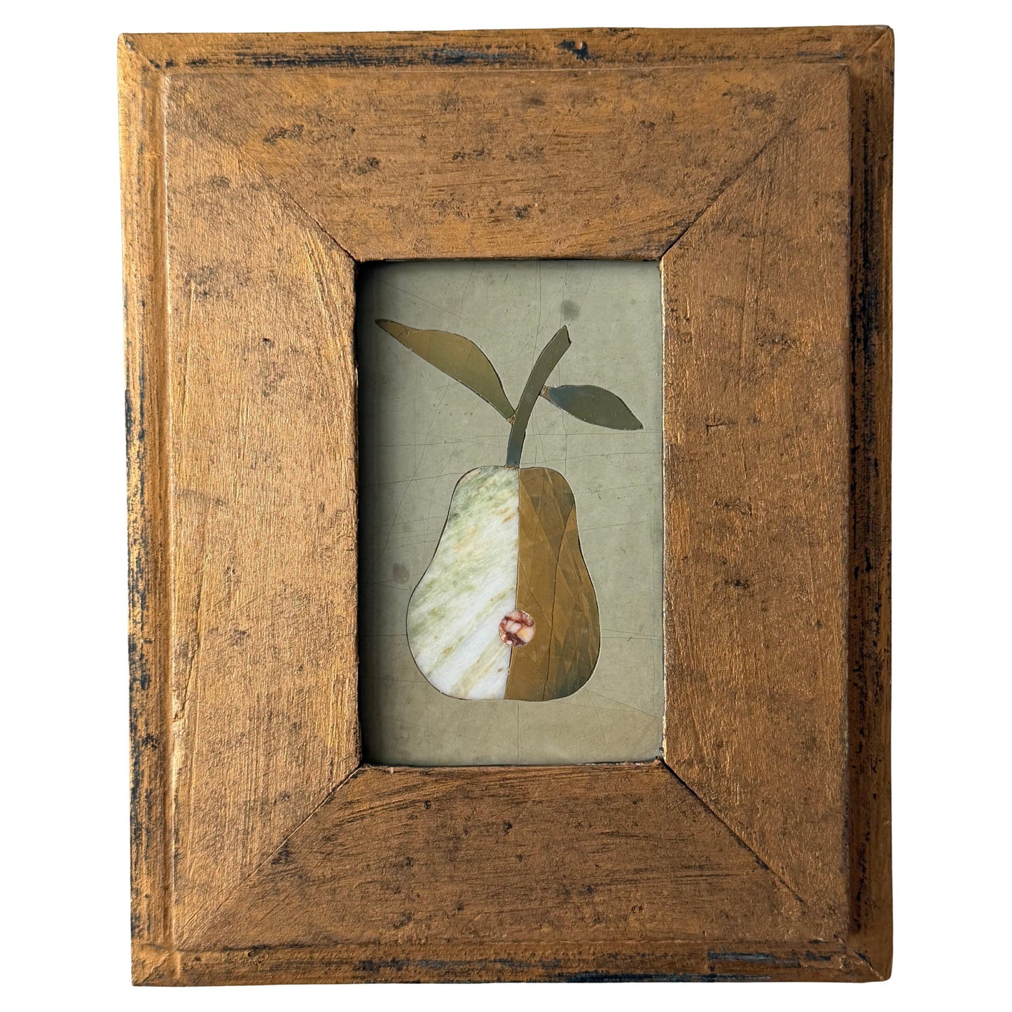 Frisman Vintage Richard Blow Attributed Montici Pietra Dura Plaque ca' 1960's Miniature