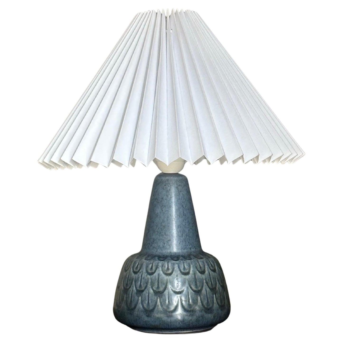 Frisman Vintage 1970s Mid-Century Modern Søholm Stentøj Denmark Ceramic Table Lamp