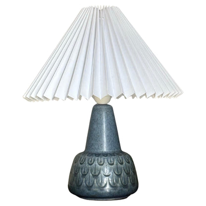 Frisman Vintage 1970s Mid-Century Modern Søholm Stentøj Denmark Ceramic Table Lamp