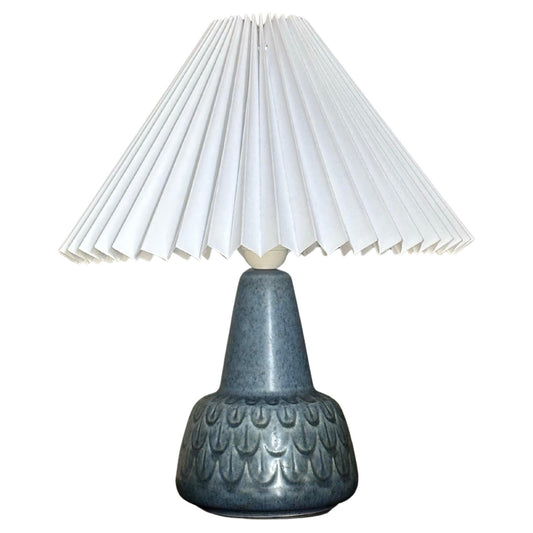 Frisman Vintage 1970s Mid-Century Modern Søholm Stentøj Denmark Ceramic Table Lamp