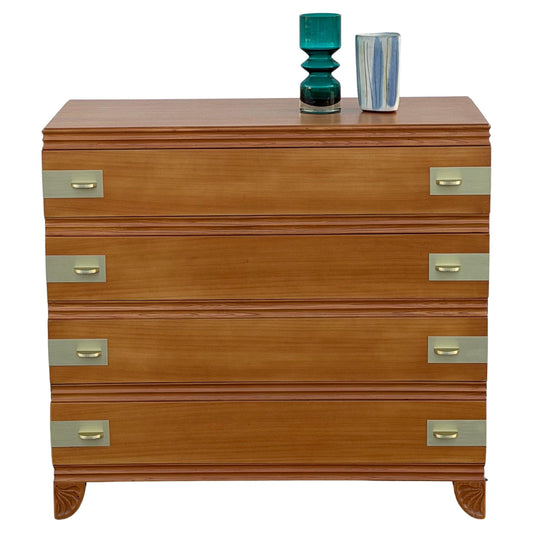Frisman Vintage Classic John Stuart Dresser Brass Hardware 1940's Elegant