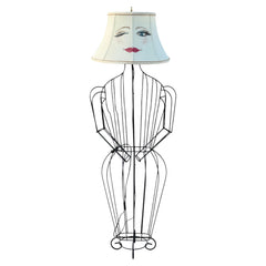 A Vintage John Risley Figural 'Mannequin' Floor Lamp, ca'1960s