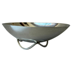 Sterling Silver Bowl By Alfredo Sciarrotta ca' 1950's