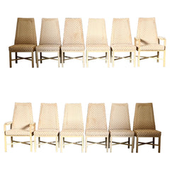 Set of 12 Dunbar Dining Chairs Designed by Roger Sprunger